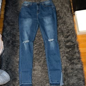 Fashion Nova medium wash jeans